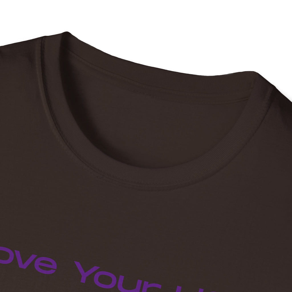 Love Your Life Rainbow T-Shirt — Soft Pastel Everyday Tee