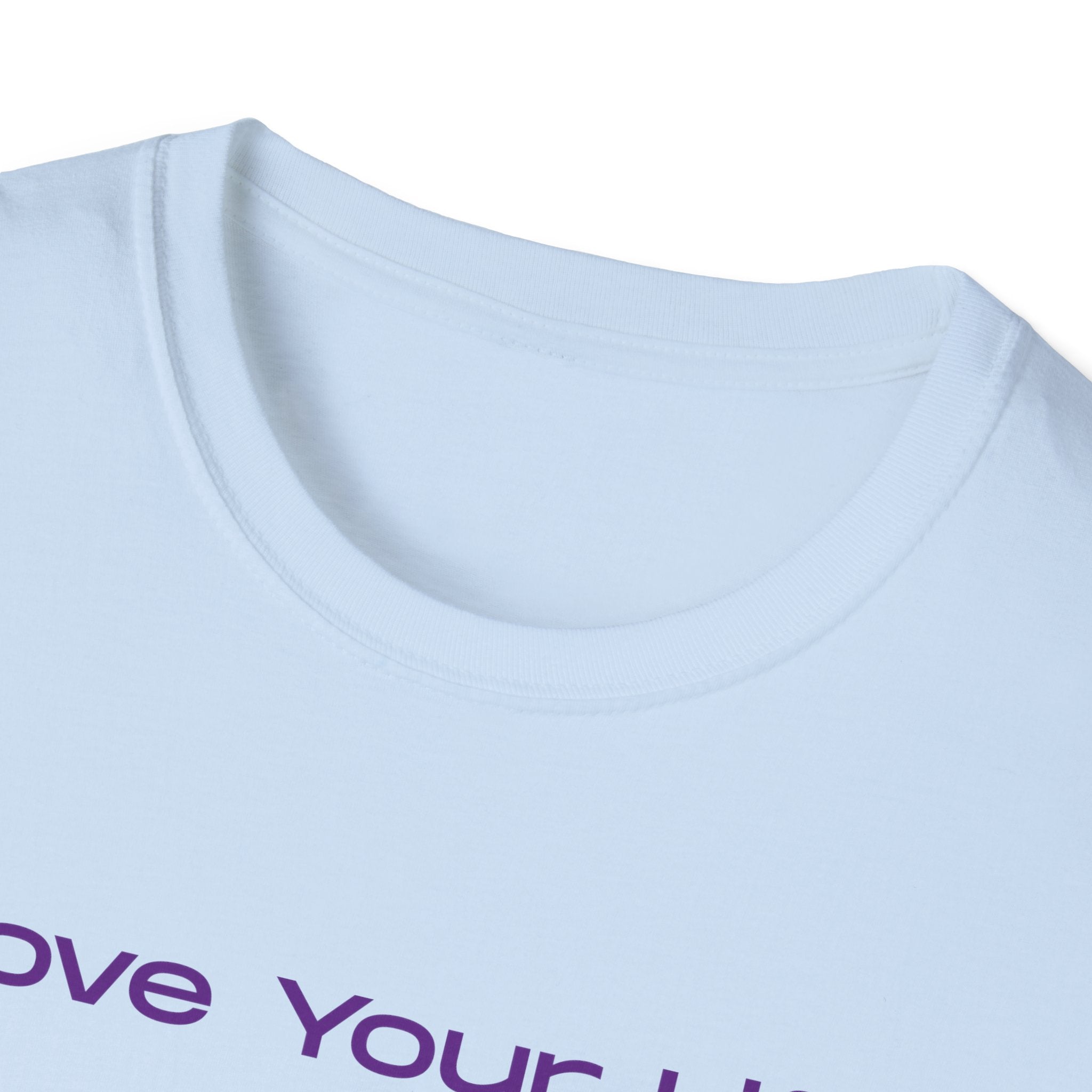 Love Your Life Rainbow T-Shirt — Soft Pastel Everyday Tee