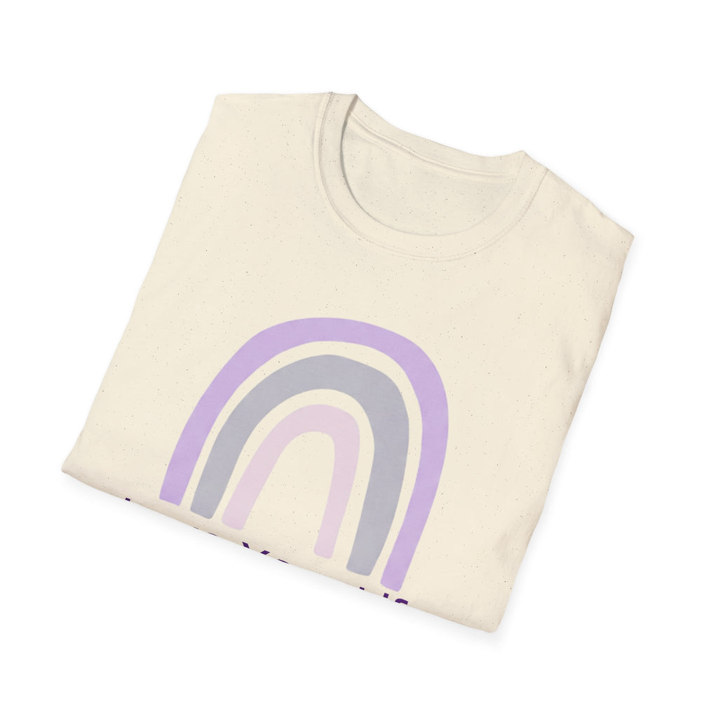 Love Your Life Rainbow T-Shirt — Pastel Positive Affirmation Tee