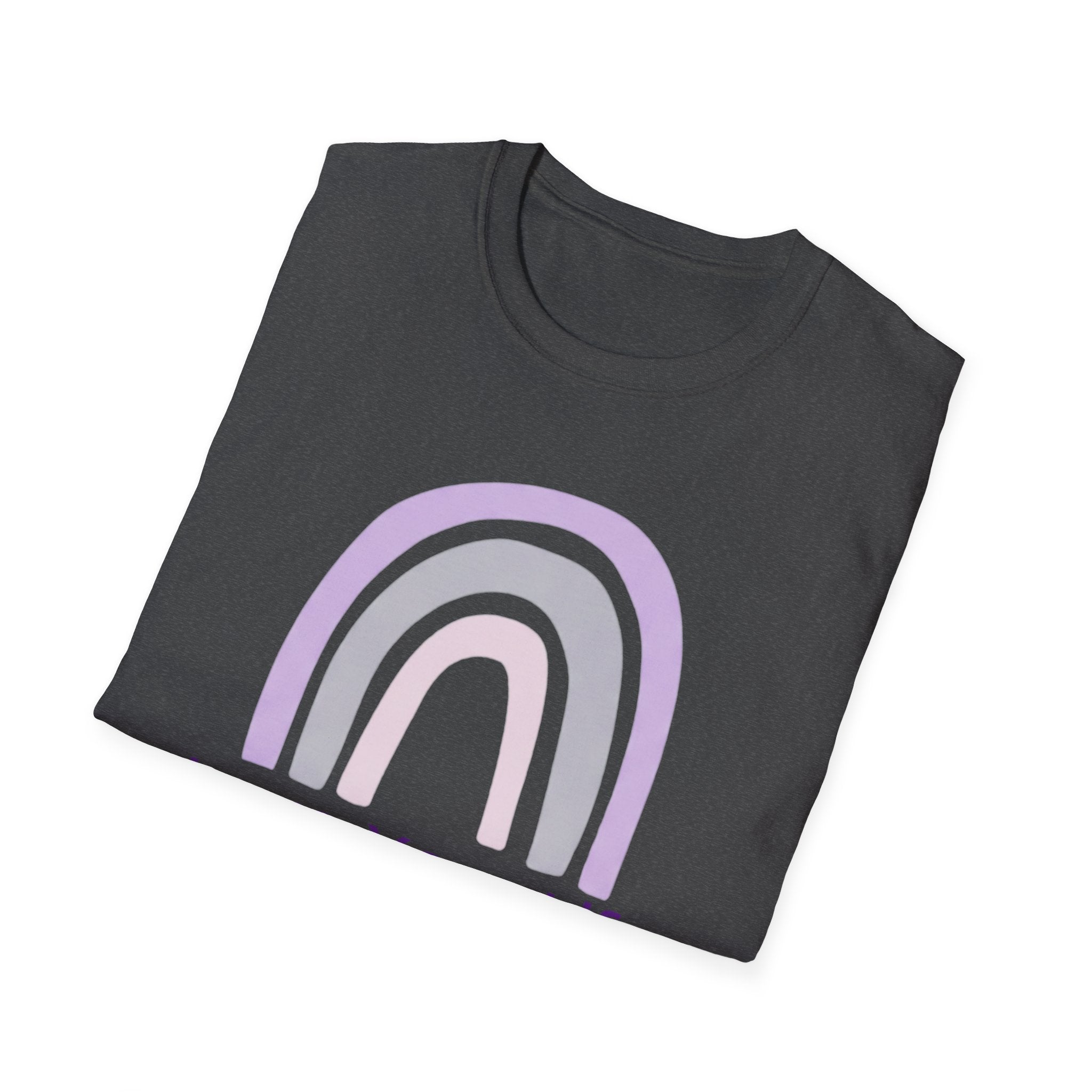 Love Your Life Rainbow T-Shirt — Pastel Positive Affirmation Tee