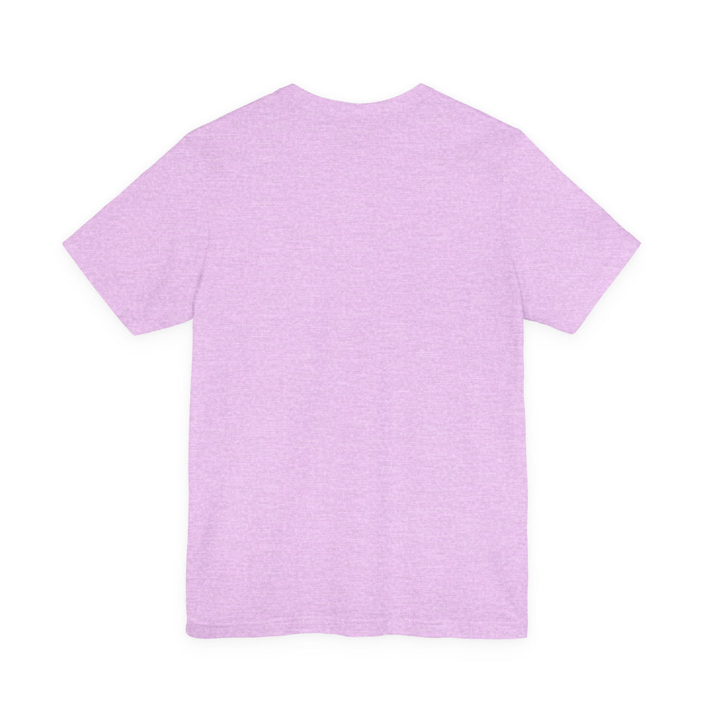 Pastel Rainbow Tee — Minimal Lavender & Blush Graphic T-Shirt