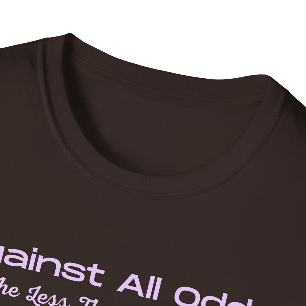 Against All Odds Rainbow T-Shirt — Pastel Inspirational Tee